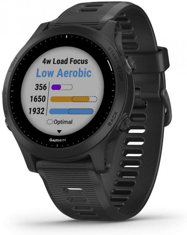 Garmin Forerunner 945, Premium GPS Running/Triathlon Smartwatch with Music, Black