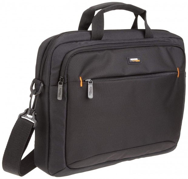 AmazonBasics 14-Inch Black Laptop Shoulder Bag 