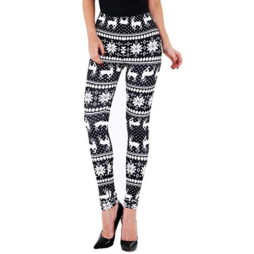 Ensasa Christmas Leggings for Women