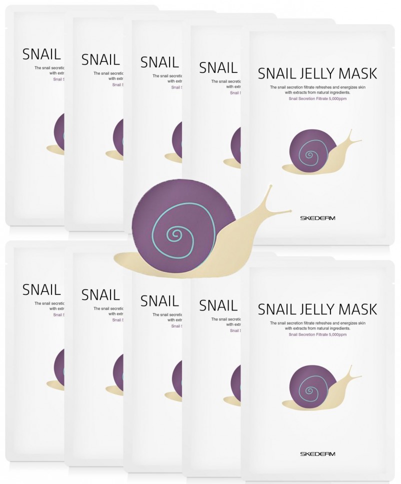 SKEDERM Snail Jelly Face Mask Sheet