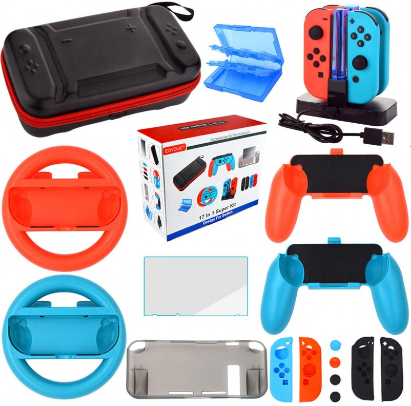 Accessories Kit for Nintendo Switch Games