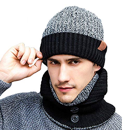 K-Mover 3-Piece Winter Knit Hat Set Warm Beanie