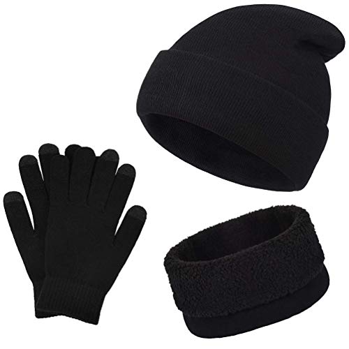 VBIGER Winter Warm Beanie Hat, Scarf, and Gloves Unisex