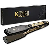 KIPOZI Hair Straightener 2 in 1 Straightener and Curling Iron