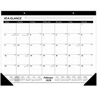 At-A-Glance 2020 Desk Calendar Desk Pad