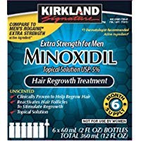 Kirkland Signature Minoxidil 5 Percentage Extra Strength Hair Loss Regrowth