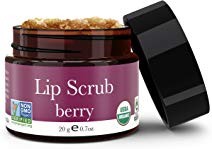 Organic Lip Scrub - Berry Sugar Scrub Exfoliator and Moisturizer