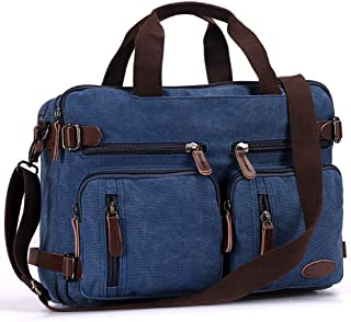 Laptop Backpack, Multifunction Briefcase Messenger Bag 15.6 Inch