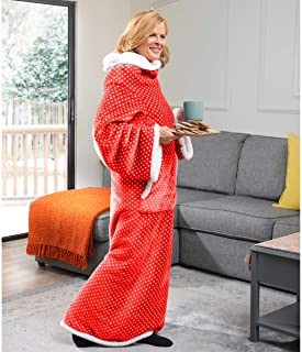 CozyRosie Wearable Blanket with Sleeves for Adults
