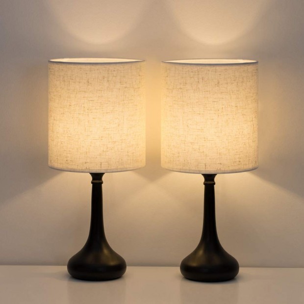 HAITRAL Bedside Table Lamps