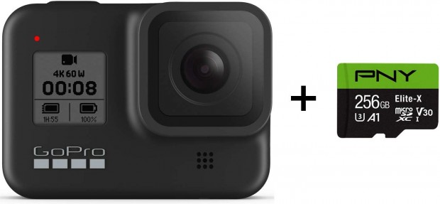 GoPro HERO8 Black + PNY Elite-X 256GB