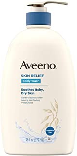 Aveeno Skin Relief Fragrance-Free Body Wash with Oat to Soothe Dry Itchy Skin