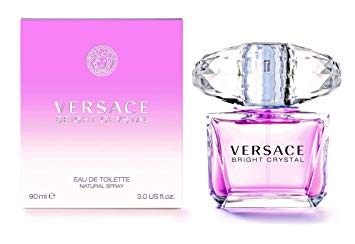Versace Bright Crystal Eau de Toilette Spray for Women, 3 FL Oz