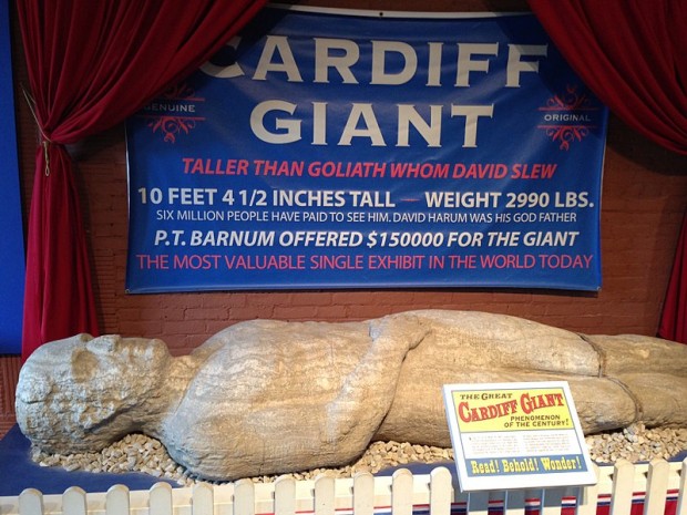 The Cardiff Giant at the Farmers' Museum