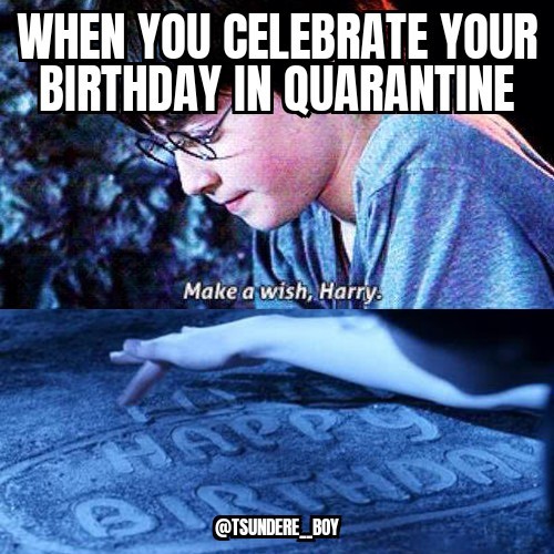 Quarantine Birthday Memes