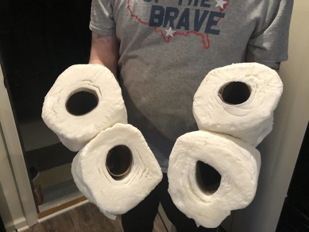 Flooded Toilet Paper