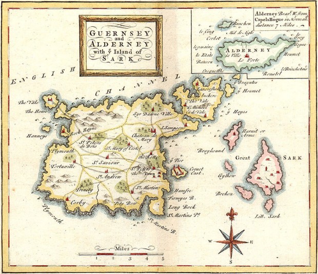 Alderney Map