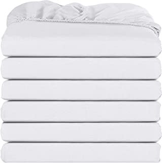 Utopia Bedding Fitted Sheets Pack of 6 Bottom Sheets