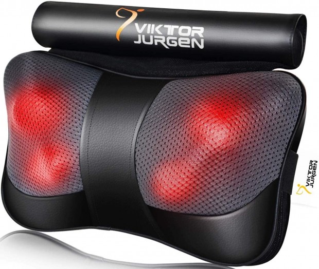 VIKTOR JURGEN Neck Massage Pillow Shiatsu Deep Kneading