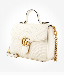 Gucci Ladies Marmont Small Top Handle Bag
