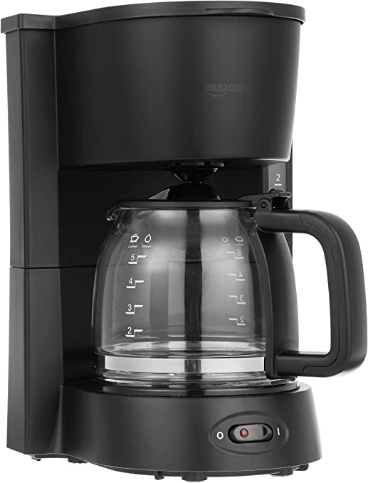 AmazonBasics 5-Cup Coffeemaker with Glass Carafe AmazonBasics 5-Cup Coffeemaker with Glass Carafe
