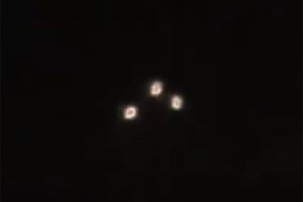 UFO lights in Texas