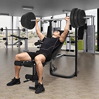 Wisogfre Weight Bench Barbell Lifting Press Gym