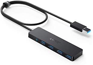 Andker 4-Port USB Hub 3.0 Ultra-Slim Data