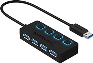 Sabrent 4-Port USB 3.0 with Individual LED Light