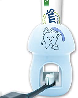 BZ Toothbrush Holder Automatic Toothpaste Dispenser Set Kids