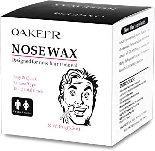 OAKEER Men Nose Wax Hair Removal Nose Wax