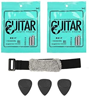Electric Guitar String with Picks and Muter Set