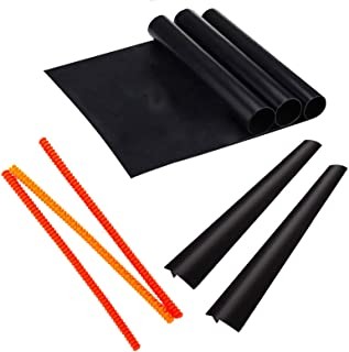 Oven Accessories Set 8-3 Silicone Rack Protectors and 2 Stove Counter Gap Cover