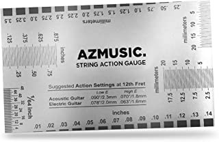 AZMUSIC Premium String Action Gauge Compact and Versatile