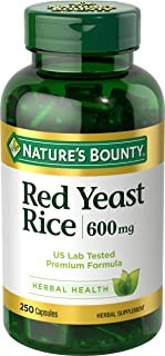 Nature's Bounty Red Yeast Rice Pills and Herbal Health Supplement