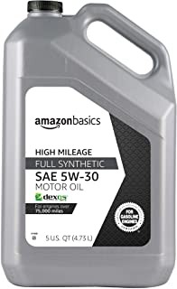 AmazonBasics High Mileage Motor Oil