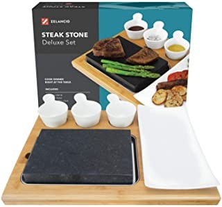 Zelancio Premium Lava Hot Stone Cooking Platter