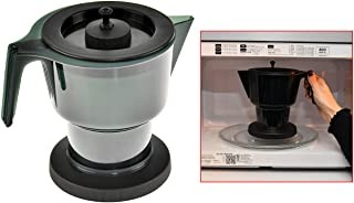 HOME-X Microwave Tea Kettle with Lid and Insert