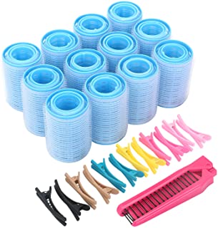 Self-Grip Hair Rollers Set with Hairdressing Curlers