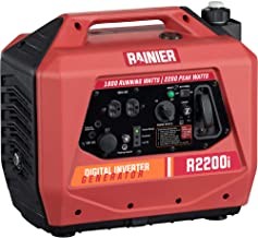 Rainier R2200i Super Quiet Portable Power Station Outdoor Inverter Generator