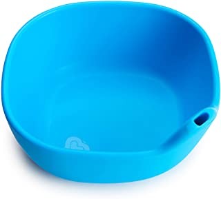 Munchkin Last Drop Silicone Toddler Bowl with Built-In Straw