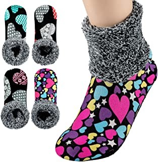 4-5 Pairs Womens Warm Socks Stretch Velvet