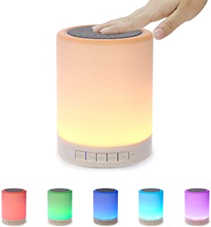 Night Light Bluetooth Speaker Portable Wireless Speakers with Touch Control