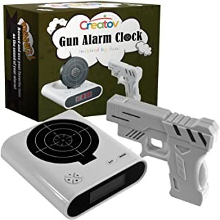 CREATOV DESIGN Target Alarm Clock with Gun