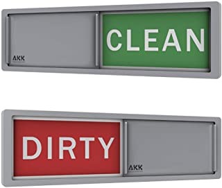 PREMIUM Dishwasher Magnet Clean Dirty Sign Slider