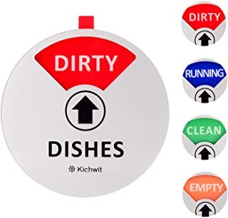Kichwit Dishwasher Magnet Clean Dirty Sign Indicator