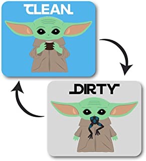 Baby Yoda Decal Dishwaher Magnet Clean Dirty Indicator