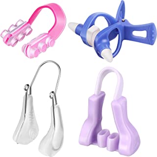 4 Pieces Nose Up Lifting Clips Nose on Safety Silicone