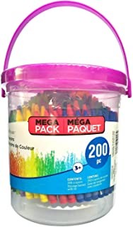 Crayons for Kids with Mega Bucket by Creatology 200 Crayons