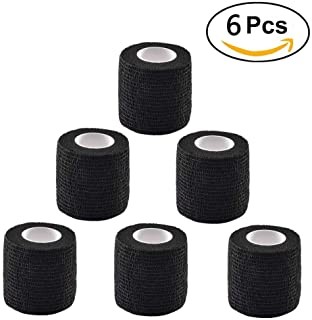 Tattoo Grip Cover Wrap Romlon 6 Pieces Disposable Cohesive Tattoo Grip Wrap